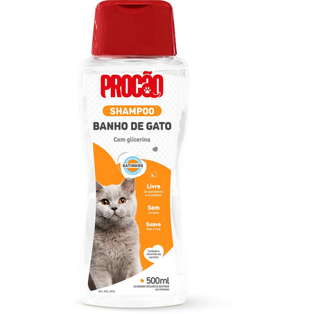 Shampoo Procão 500ml - Banho de Gato