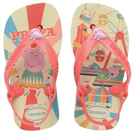 Havaianas baby peppa pig buttercream/coral 20