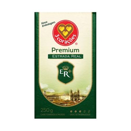 Café 3 Corações Premium Vácuo Embalagem 250G