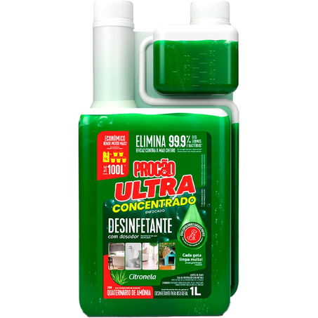 Desinfetante Concentrado Procão 1 Litro - Citronela