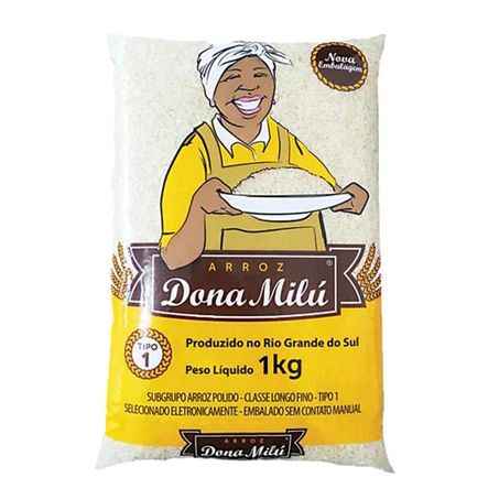 Arroz Branco Dona Milu 1kg