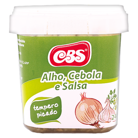 TEMPERO CBS 240G ALHO/CEBOLA/SALSA PICADO