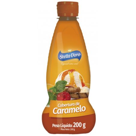 Cobertura sorvete caramelo stella doro 200g