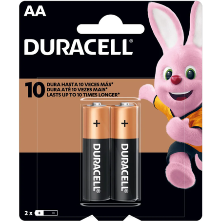 PILHA AA ALCALINA C/2UN DURACELL