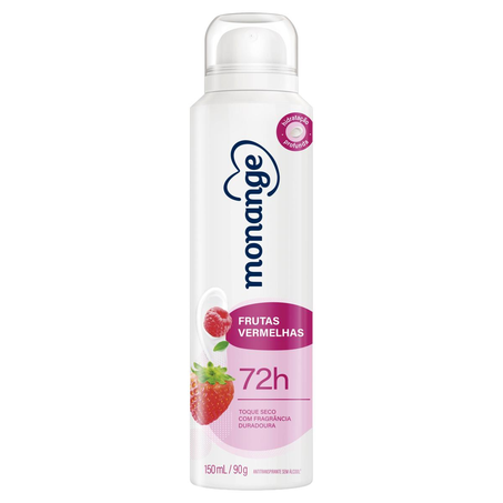Desodorante Aerossol Monange/ Bozzano 90g - Frutas Vermelhas - Feminino