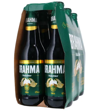 Cerveja Brahma Malzbier Long Neck 355ml C/6 360-29