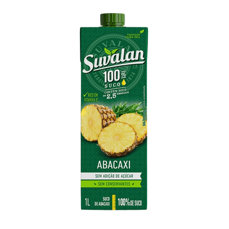 SUCO SUVALAN 100% ABACAXI 1L