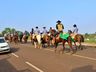Cavalgada com a chama crioula marca o Dia do Gaúcho, em Iporã do Oeste