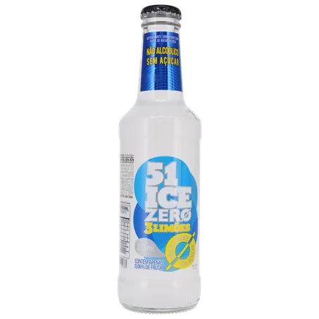 Bebida 51 Ice Sem Álcool Zero Açúcar 3 Limões Vidro 275ml 
  360-35