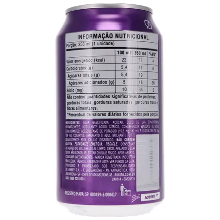 Refrigerante de Uva Sukita Lata 350ml 360-17