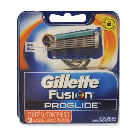 Carga aparelho fusion proglide gillette c/2