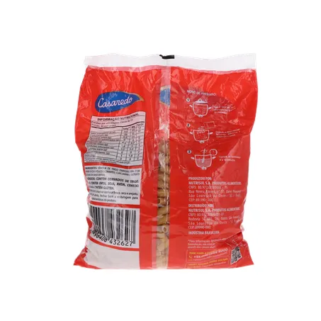 MASSA SÊMOLA CASAREDO RIGATONI PACOTE 1KG 360-18