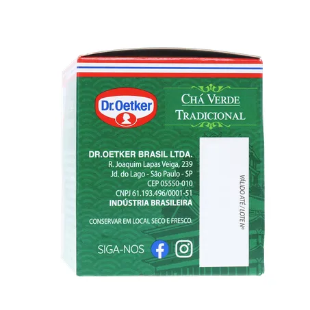 CHÁ DR OETKER VERDE TRADICIONAL SAQUINHO 10UN 360-26