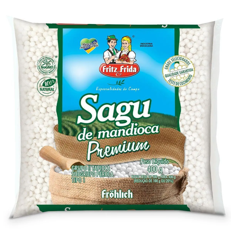 SAGU DE MANDIOCA FRITZ&FRIDA 400G 360-1