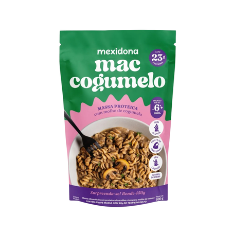 MACARRAO PROTEICO COGUMELO 100G - MEXIDONA
