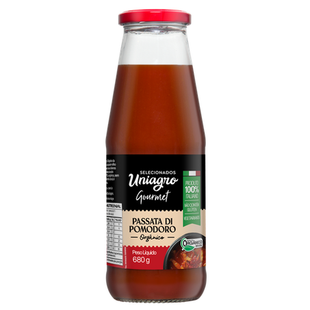 Passata uniagro tomate organico 680g