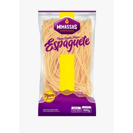 Massa fresca espaguete mi-massas 500g