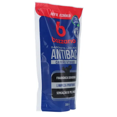 Sabonete Líquido Carvão Ativado Bozzano Antibacteriano 200Ml 360-32