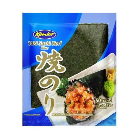 ALGA KENKO NORI BLUE COM 50 FOLHAS 27G