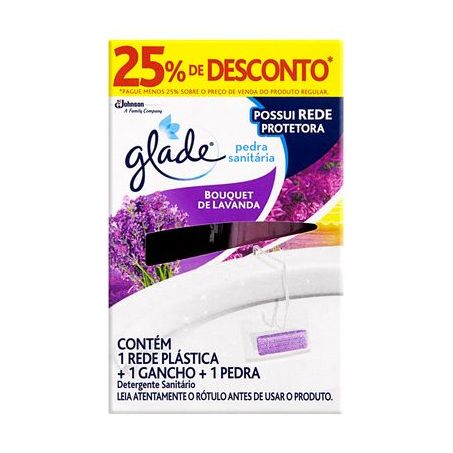 GLADE PEDRA SANIT.25G LAVANDA +25% DESC.