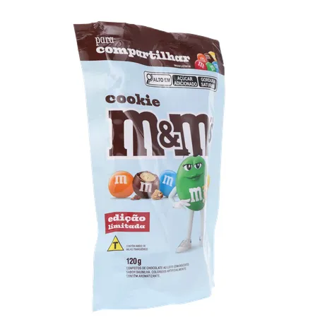 CONFEITO M&MS COOKIE PACOTE 120G 360-32