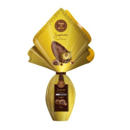 Ovo de Páscoa ao Leite Bon o Bon Supreme Avelã Arcor 237,5g