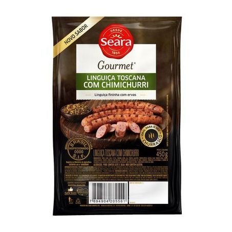 LINGUICA SEARA GOURMET TOSCANA C/CHIMICHURR 500G