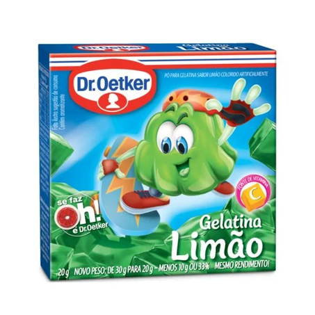 Gelatina Dr Oetker Limão 20g