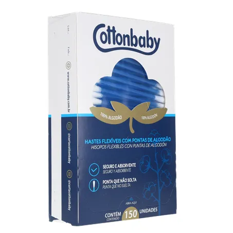 HASTE FLEXÍVEL COTTONBABY CX 150UN 360-32