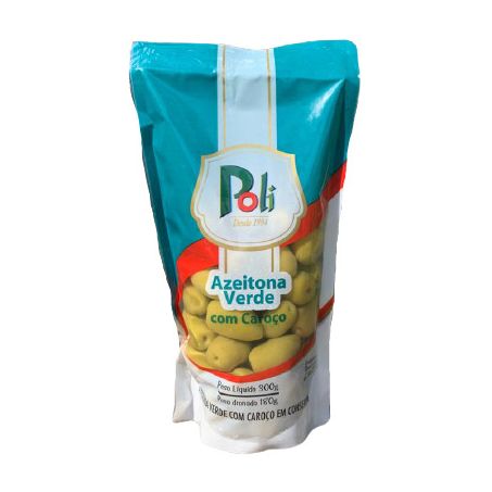 Azeitonas Poli 300g Pouchet C/Caroço