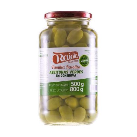 AZEITONA RAIOLITA VERDE 500G