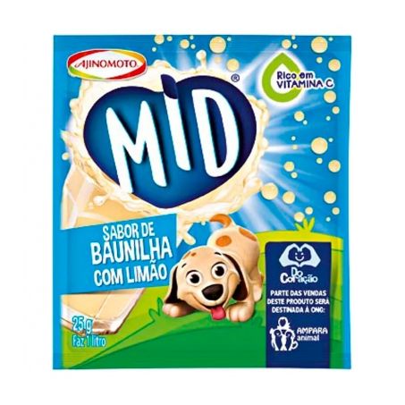 Refresco baunilha limão mid 25g