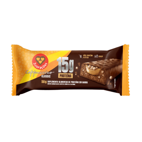 BARRA PROTEICA 3CORACOES CAPP CLASSIC 50G