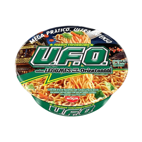 Macarrão instantâneo nissin 95g yakissoba legumes