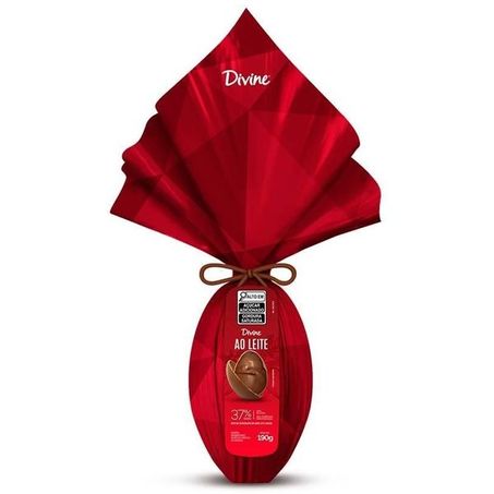 Ovo pascoa divine 190g ao leite