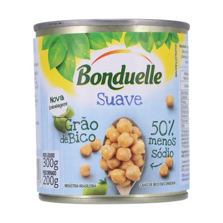 Grao de bico bonduelle suave lt200g 360-35