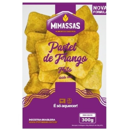 Pastel frito so aquecer mimassas cong frango pcc/300g