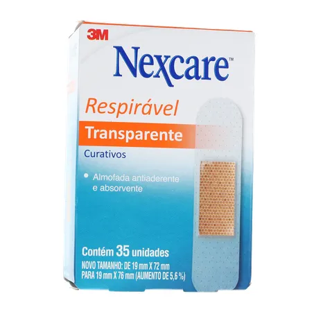 Curativo Nexcare Transparente Caixa 35un 
  360-35