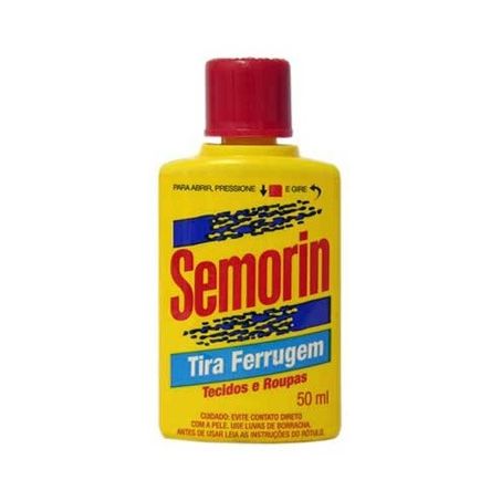 Tira ferrugem semorin tecido roupa 50ml