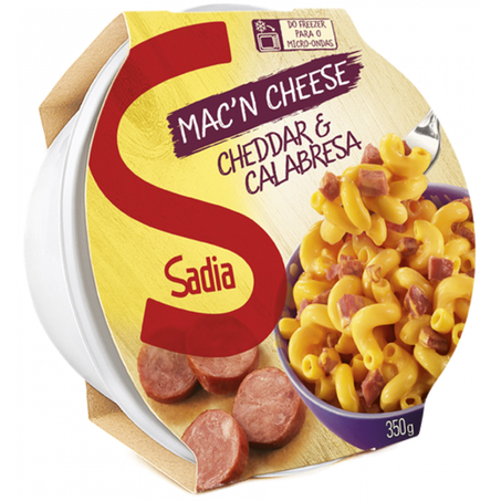 Macn cheese sadia cheddar calabresa 350g