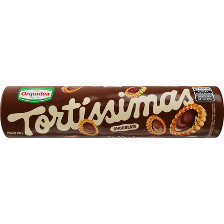 BISCOITO TORTÍSSIMAS ORQUÍDEA CHOCOLATE 130G*