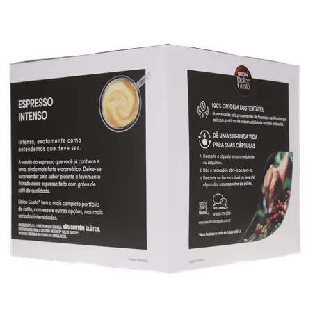 CAFÉ CÁPSULAS DOLCE GUSTO ESPRESSO INTENSO C/10 UN 360-13