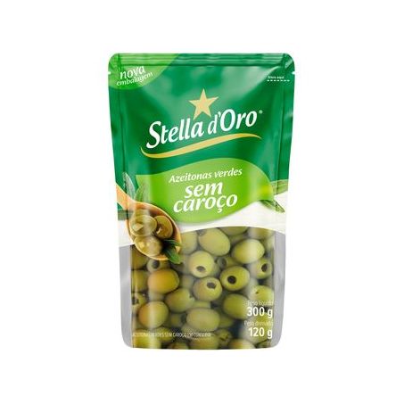AZEITONAS VERDE STELLA S/C SCH 120G