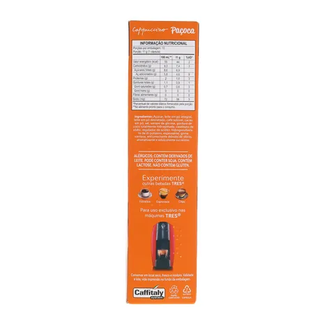 Cápsula Tres 110g - Cappuccino - Paçoca 360-1