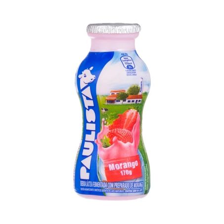 BEBIDA LACTEA PAULISTA MORANGO 170G