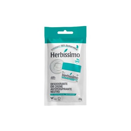 Desodorante Herbissimo Creme Neutro Refil 45g