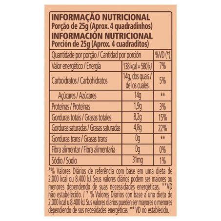 CHOCOLATE GAROTO TALENTO TABLETE DOC LEIT 85G 360-2