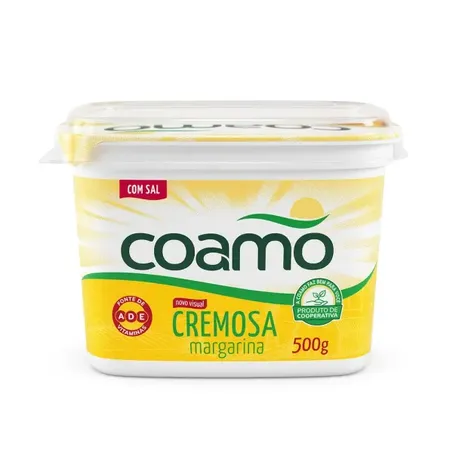 Margarina coamo cremosa c/sal 500g