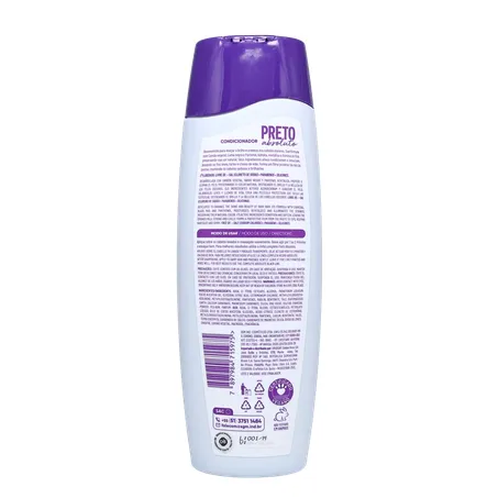 Condicionador Vinilady Preto Absoluto Frasco 325ml 360-18