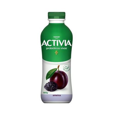 Leite Fermentado Activia Ameixa Frasco 800gr